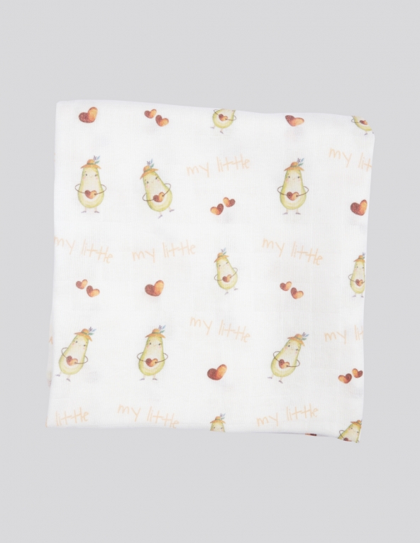 My Little Avocado - 120 x 120 Müslin...